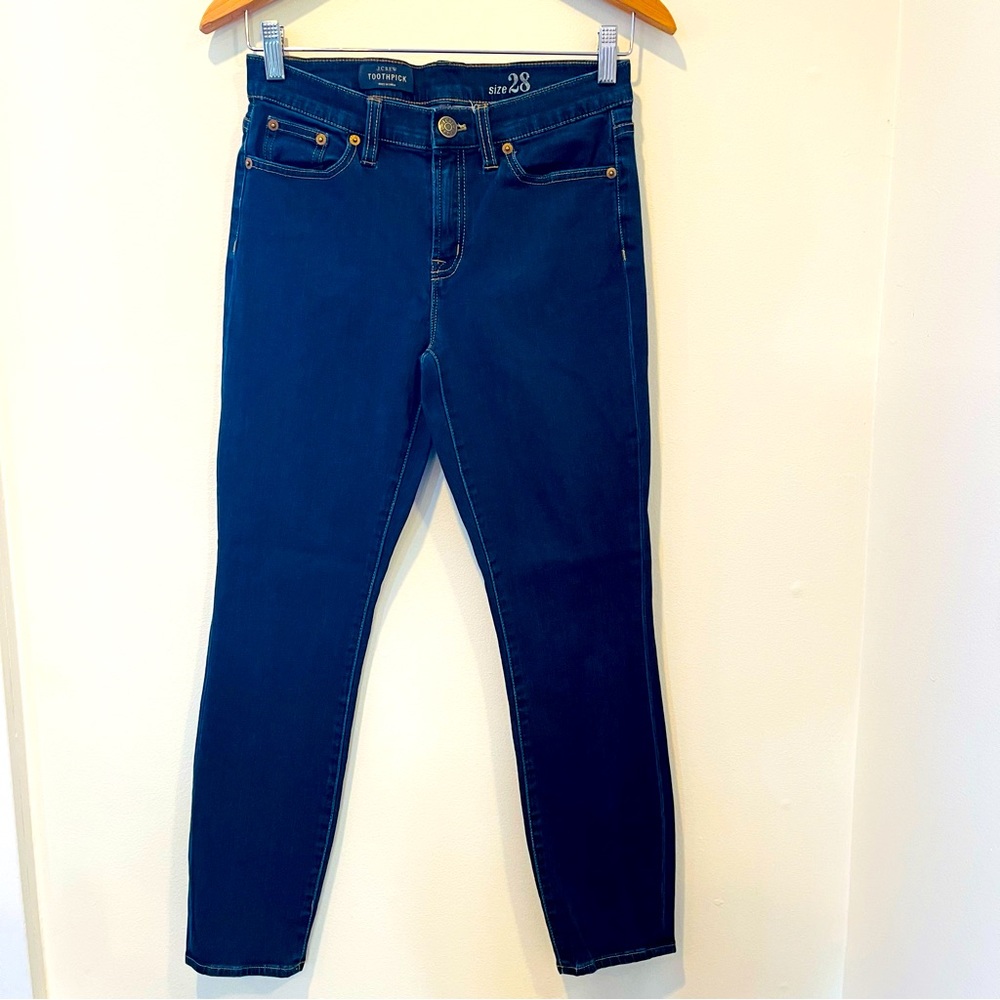 J.Crew toothpick jeans.